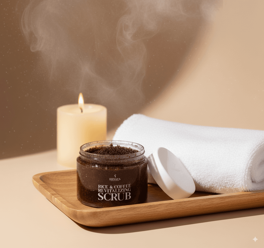 Spa ritual setting